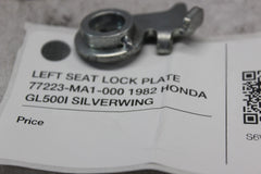 LEFT SEAT LOCK PLATE 77223-MA1-000 1982 HONDA GL500I SILVERWING