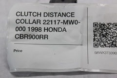 CLUTCH DISTANCE COLLAR 22117-MW0-000 1998 HONDA CBR900RR