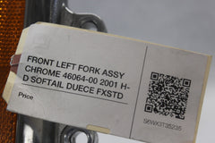 FRONT LEFT FORK ASSY CHROME 46064-00 2001 H-D SOFTAIL DUECE FXSTD