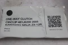 ONE-WAY CLUTCH CIRCLIP 481J6200 2005 KAWASAKI NINJA ZX-12R