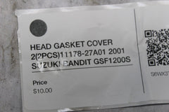 HEAD GASKET COVER 2 (2PCS) 11178-27A01 2001 SUZUKI BANDIT GSF1200S