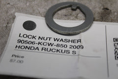 LOCK NUT WASHER 90506-KCW-850 2009 HONDA RUCKUS S