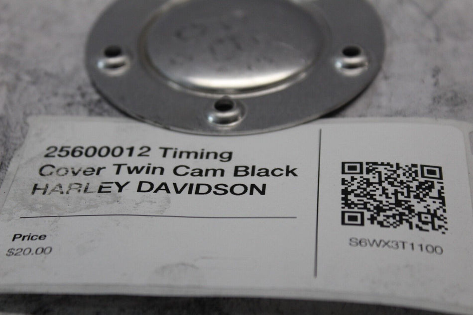 25600012 Timing Cover Twin Cam Black HARLEY DAVIDSON