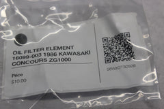 OIL FILTER ELEMENT 16099-003 1986 KAWASAKI CONCOURS ZG1000