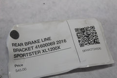 REAR BRAKE LINE BRACKET 41600069 2016 SPORTSTER XL1200X