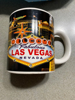 LED Las Vegas Nevada Coffee Mug 9 Colorful Lights