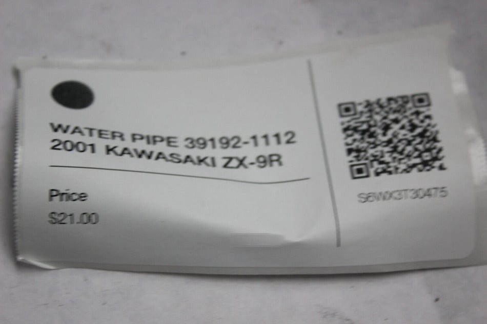 WATER PIPE 39192-1112 2001 KAWASAKI ZX-9R