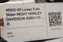 46502-09 Lower Fork Slider RIGHT HARLEY DAVIDSON G5B3-10-R