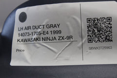 LH AIR DUCT GRAY 14073-1705-E4 1999 KAWASAKI NINJA ZX-9R