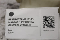RESERVE TANK 19103-MA1-000  1982 HONDA GL500I SILVERWING