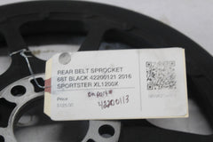 REAR BELT SPROCKET 68T BLACK 42200121 2016 SPORTSTER XL1200X