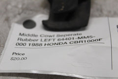 Middle Cowl Seperate Rubber LEFT 64401-MM5-000 1988 HONDA CBR1000F