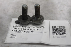 HORN MOUNT SCREWS (2)4775 2005 SOFTAIL DELUXE FLSTNI