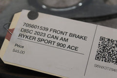 705601539 FRONT BRAKE DISC 2023 CAN AM RYKER SPORT 900 ACE