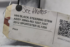 HHI BLACK STEERING STEM ASSY 39NG-RO 1037, 1047 2012 SPORTSTER XL1200