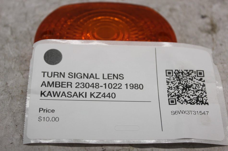 TURN SIGNAL LENS AMBER 23048-1022 1980 KAWASAKI KZ440