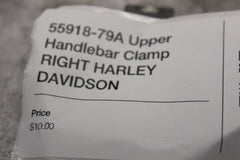 55918-79A Upper Handlebar Clamp RIGHT HARLEY DAVIDSON