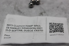 8873 CLUTCH RAMP BALL (3) HARLEY DAVIDSON 2001 H-D SOFTAIL DUECE FXSTD