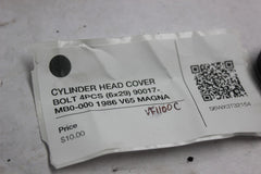 CYLINDER HEAD COVER BOLT 4PCS (6x29) 90017-MB0-000 1986 V65 MAGNA VF1100C