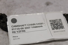 CAMSHAFT CHAIN 94591-61118-00 2007 YAMAHA R6 YZFR6