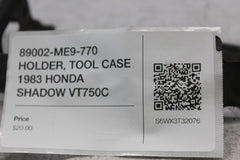 89002-ME9-770 HOLDER, TOOL CASE 1983 HONDA SHADOW VT750C