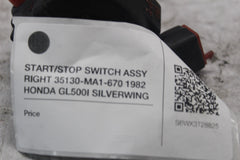 START/STOP SWITCH ASSY RIGHT 35130-MA1-670 1982 HONDA GL500I SILVERWING