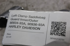 Left Clamp Saddlebag Guard Inner/Outer 90934-93A, 90936-93A HARLEY DAVIDSON