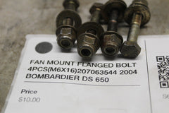 FAN MOUNT FLANGED BOLT 4PCS (M6X16) 207063544 2004 BOMBARDIER DS 650