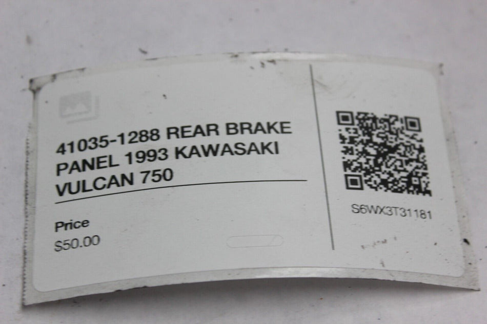 41035-1288 REAR BRAKE PANEL 1993 KAWASAKI VULCAN 750