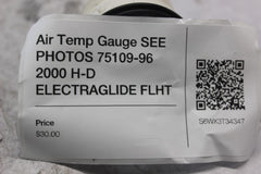 Air Temp Gauge SEE PHOTOS 75109-96B 2000 H-D ELECTRAGLIDE FLHT