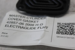 MASTER CYLINDER COVER GASKET 42857-06 2008 H-D ELECTRAGLIDE FLHT