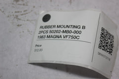 RUBBER MOUNTING B 2PCS 50202-MB0-000 1983 MAGNA VF750C