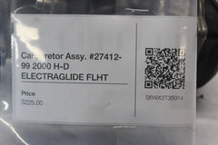Carburetor CARB Assy. #27412-99A 2000 H-D ELECTRAGLIDE FLHT