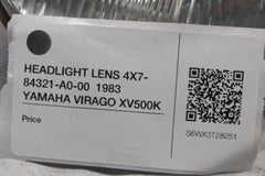 HEADLIGHT LENS 4X7-84321-A0-00  1983 YAMAHA VIRAGO XV500K