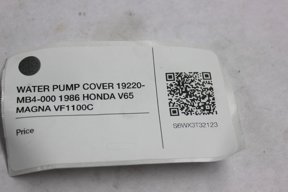 WATER PUMP COVER 19220-MB4-000 1986 HONDA V65 MAGNA VF1100C