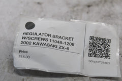 REGULATOR BRACKET W/SCREWS 11048-1206  2002 KAWASAKI ZX-6