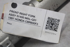 FRONT RIGHT FORK ASSY 51400-MAL-G01  1997 HONDA CBR600F3