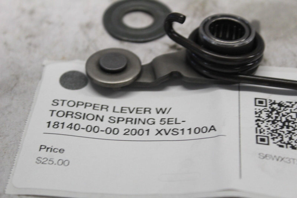 STOPPER LEVER W/ TORSION SPRING 5EL-18140-00-00 2001 XVS1100A VSTAR CLASSIC