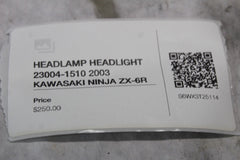 HEADLAMP HEADLIGHT 23004-1510 2003 KAWASAKI NINJA ZX-6R