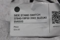 SIDE STAND SWITCH 37840-19F00 2001 SUZUKI SV650S