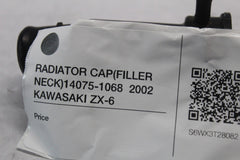 RADIATOR CAP (FILLER NECK) 14075-1068  2002 KAWASAKI ZX-6