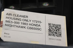AIR CLEANER HOUSING ONLY 17215-ME5-000 1983 HONDA NIGHTHAWK CB650SC