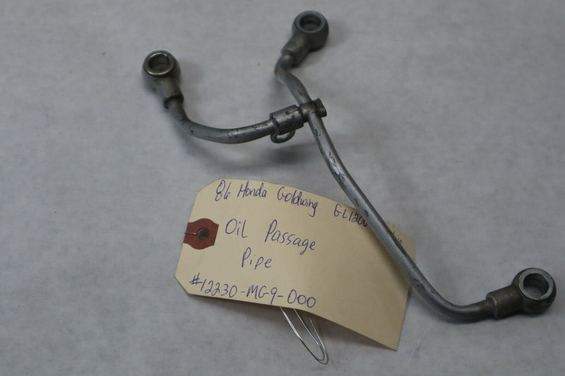 OEM Honda Motorcycle Oil Passage Pipe 1986 Goldwing GL1200A 12230-MG9-000