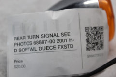 REAR TURN SIGNAL SEE PHOTOS 68887-00 2001 H-D SOFTAIL DUECE FXSTD