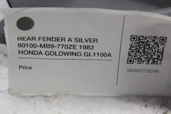 REAR FENDER A SILVER 80100-MB9-770ZE 1982 HONDA GOLDWING GL1100A