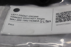 LEFT FRONT ENGINE HANGER BRACKET 50320-MA1-000 1982 HONDA GL500I