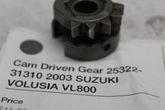 Cam Driven Gear 25322-31310 2003 SUZUKI VOLUSIA VL800