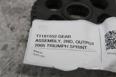 T1181552 GEAR ASSEMBLY, 2ND, OUTPUT 2005 TRIUMPH SPRINT