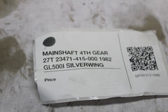 MAINSHAFT 4TH GEAR 27T 23471-415-000 1982 GL500I SILVERWING