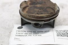 PISTON STD 66.5MM 2C0-11631-00-00 2007 YAMAHA R6 YZFR6